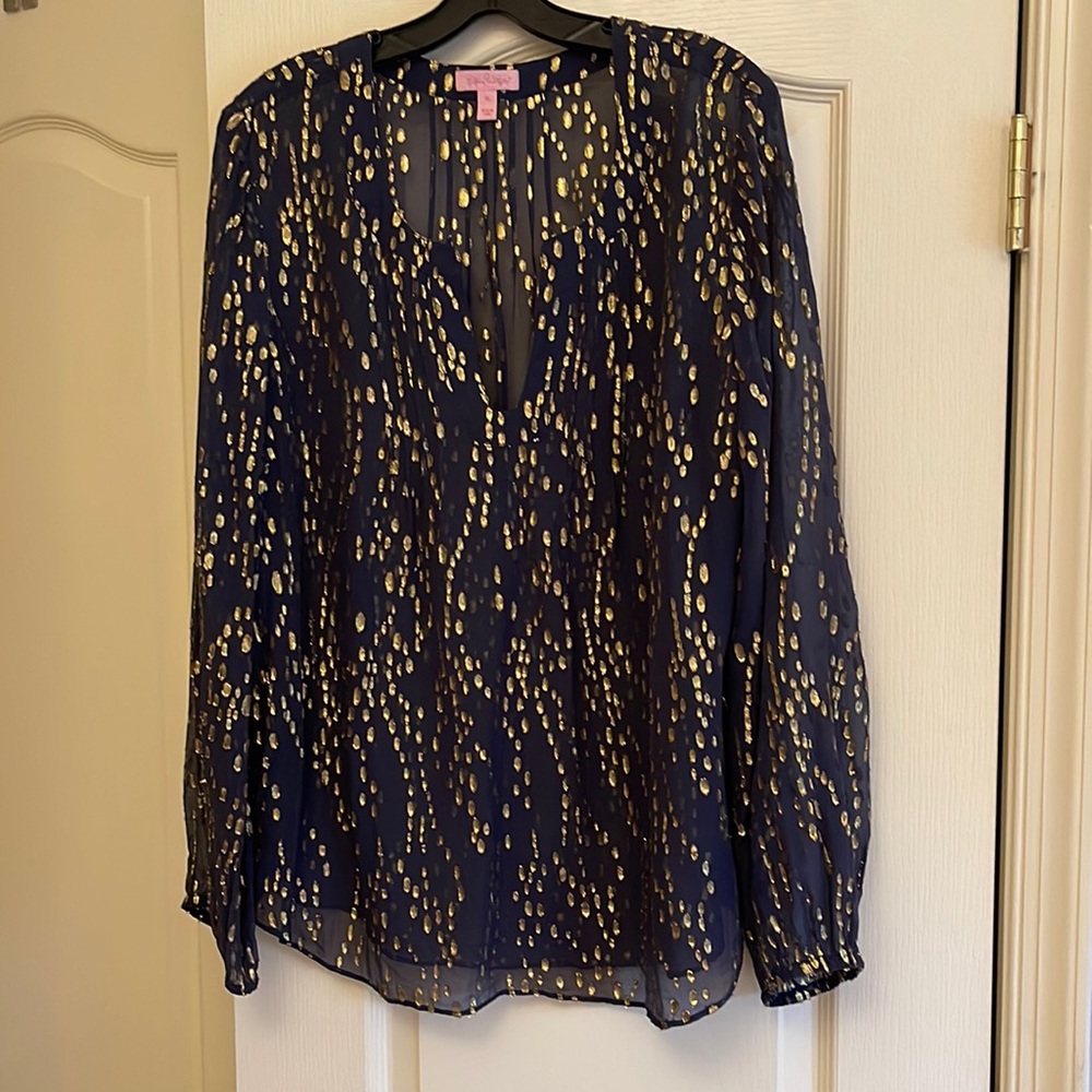 Silk Lilly Pulitzer Blouse